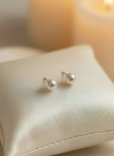 Ocean Dot Stud Earrings 5MM