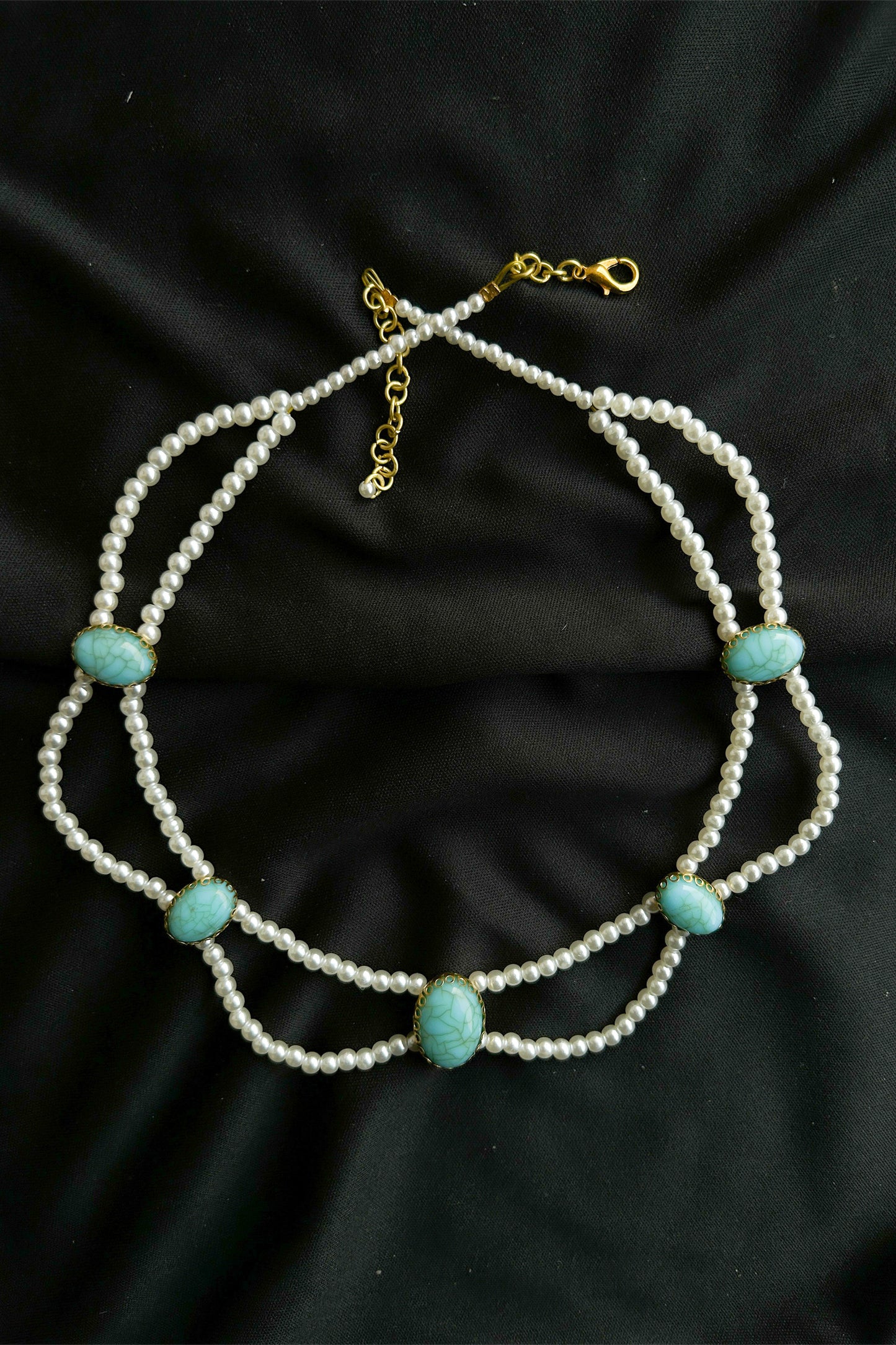 Vintage Turquoise Grace Necklace