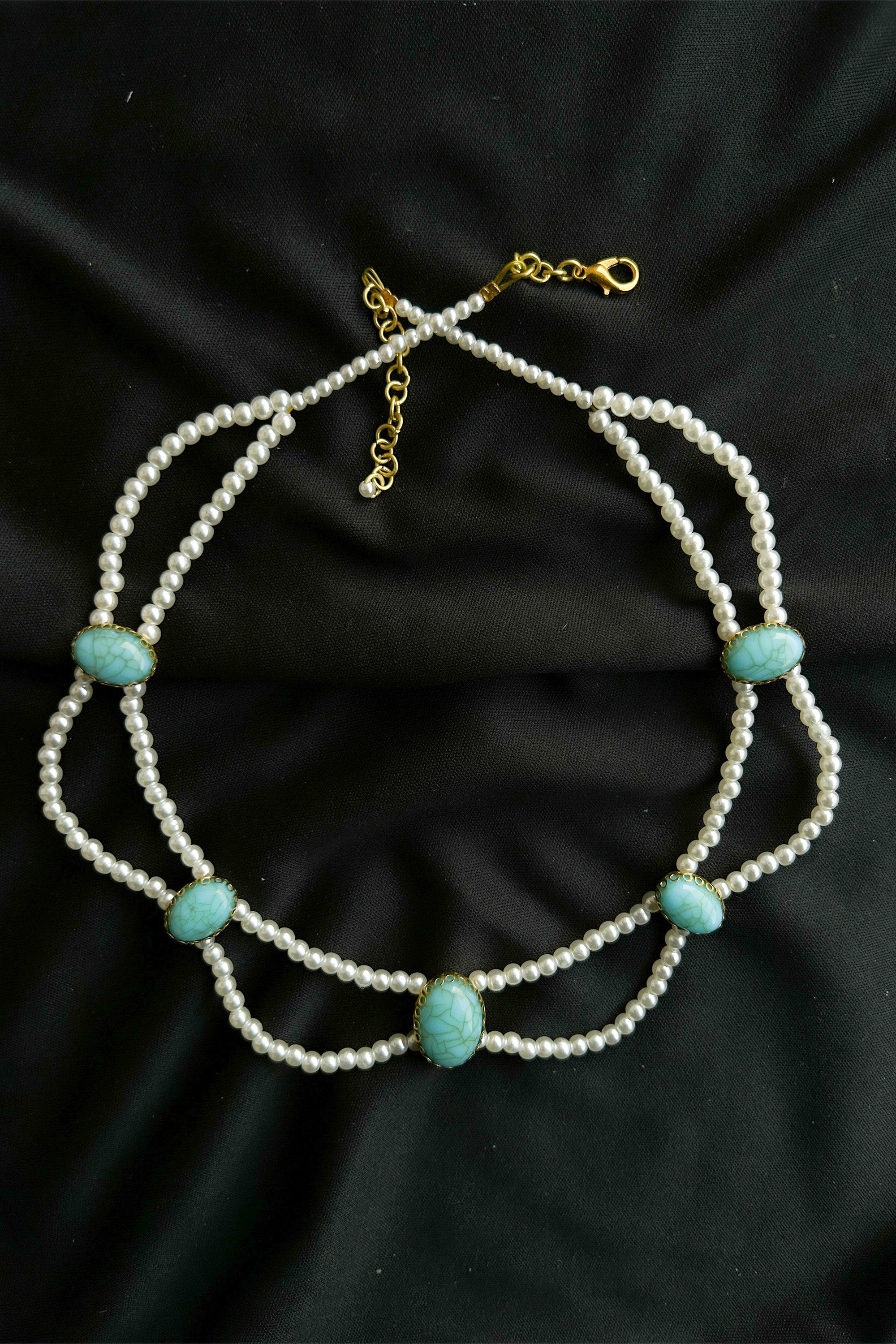 Vintage Turquoise Grace Necklace