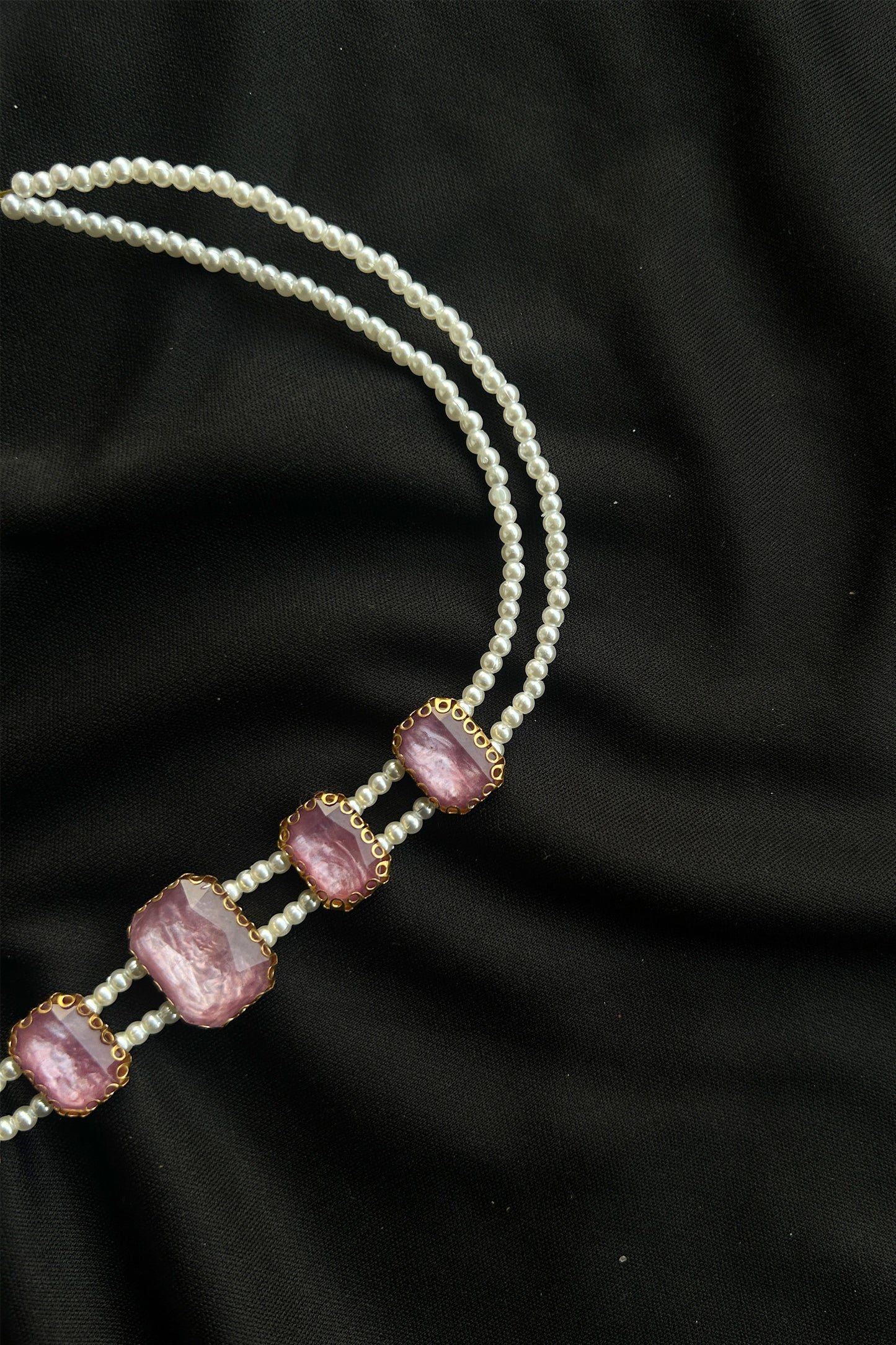 Marble Mist Pearl Necklace
