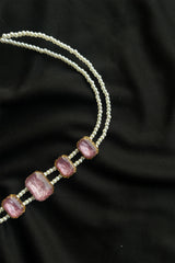 Marble Mist Pearl Necklace