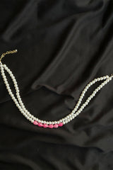 Pink Luxe Pearl Necklace