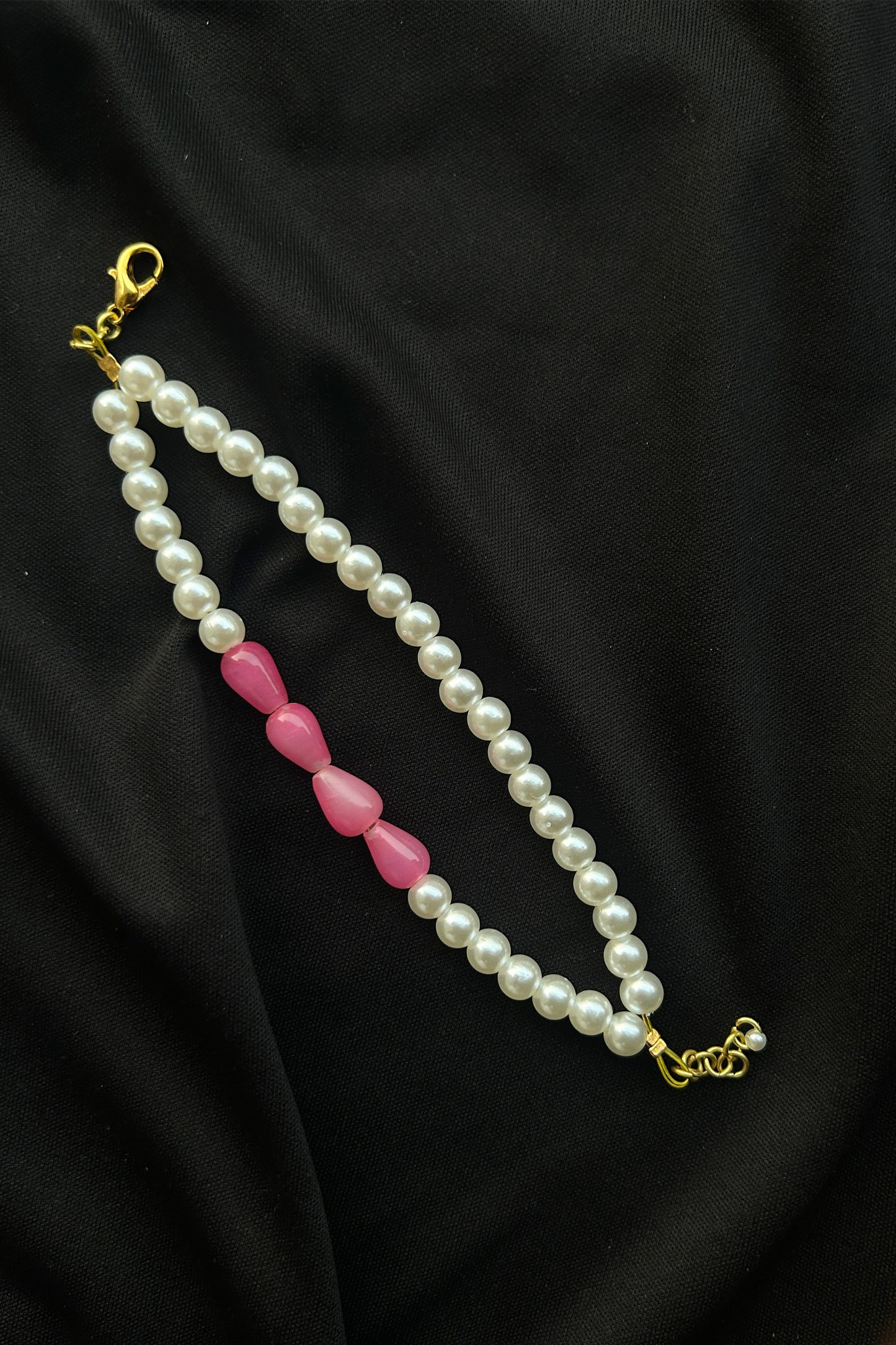 Pink Luxe Pearl Bracelet