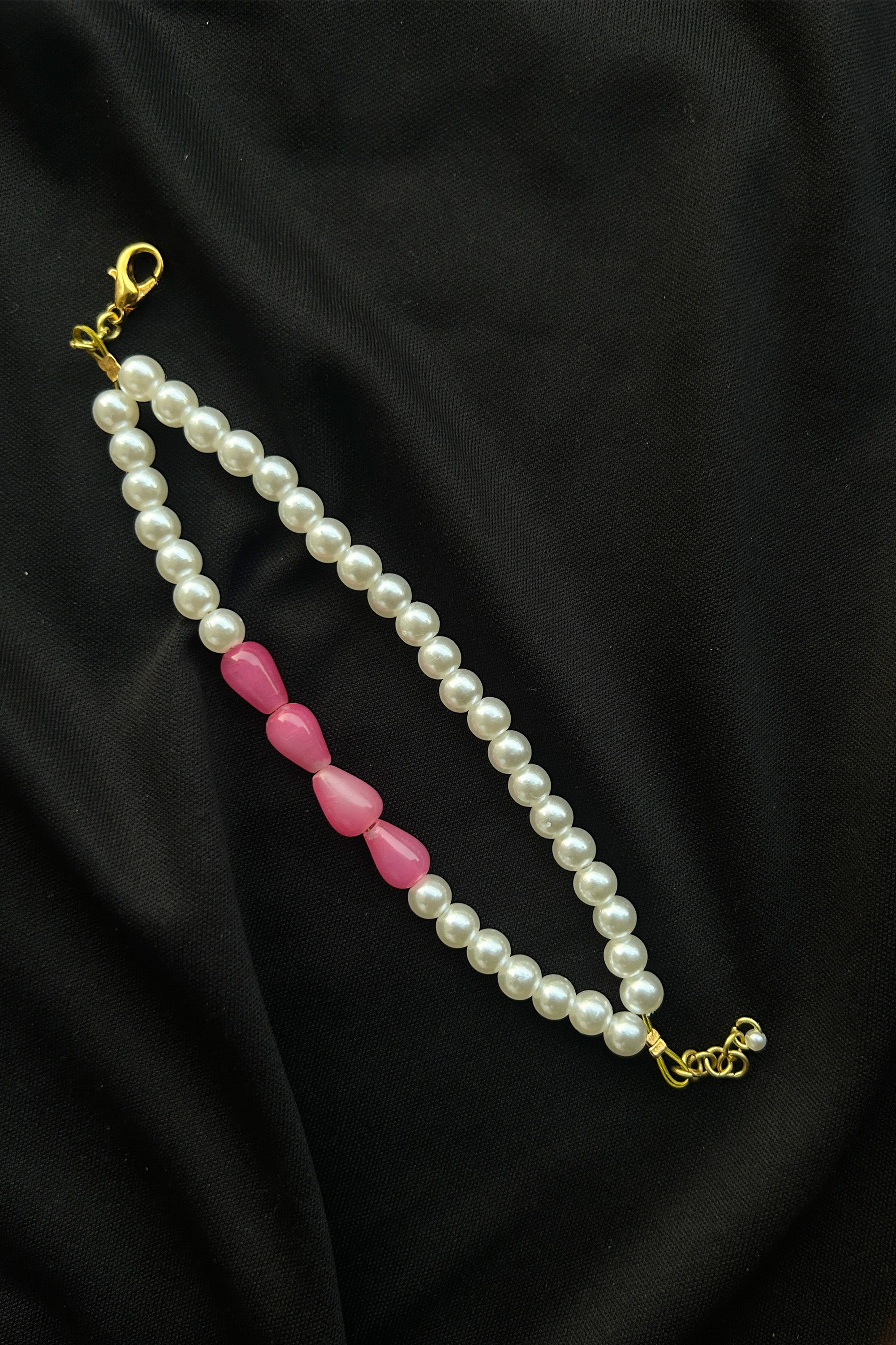 Pink Luxe Pearl Bracelet