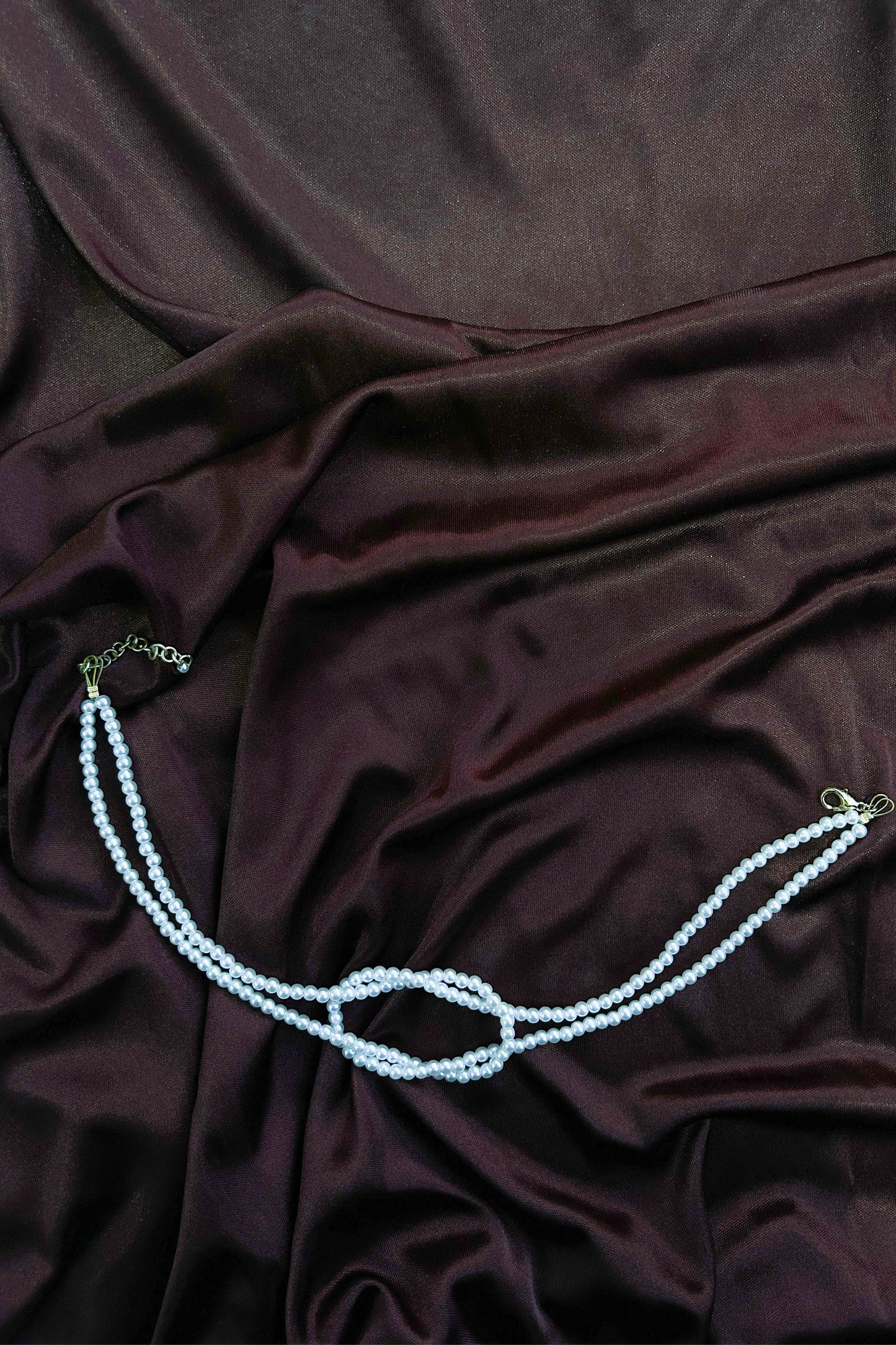 Twin Strand Pearl Necklace