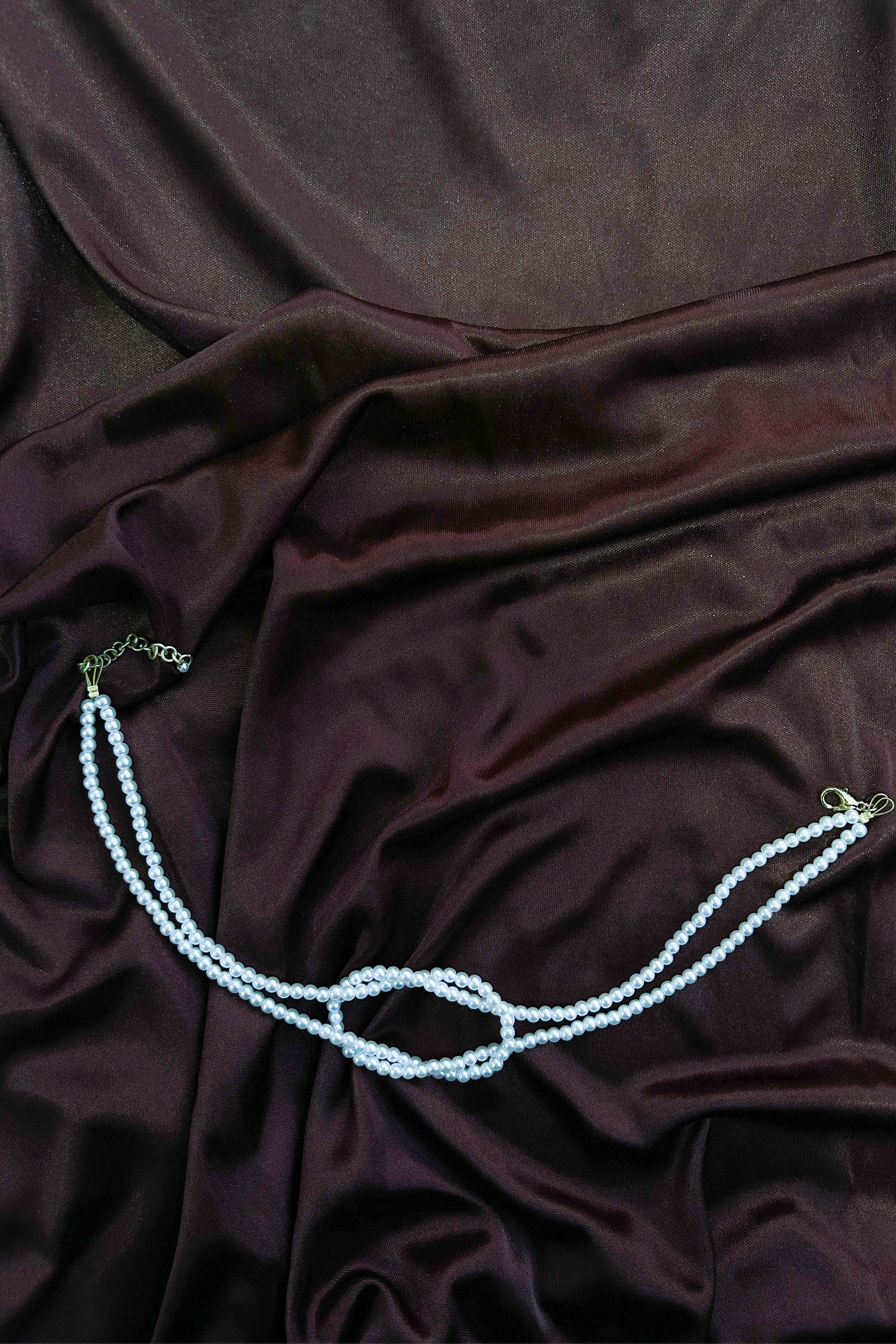 Twin Strand Pearl Necklace