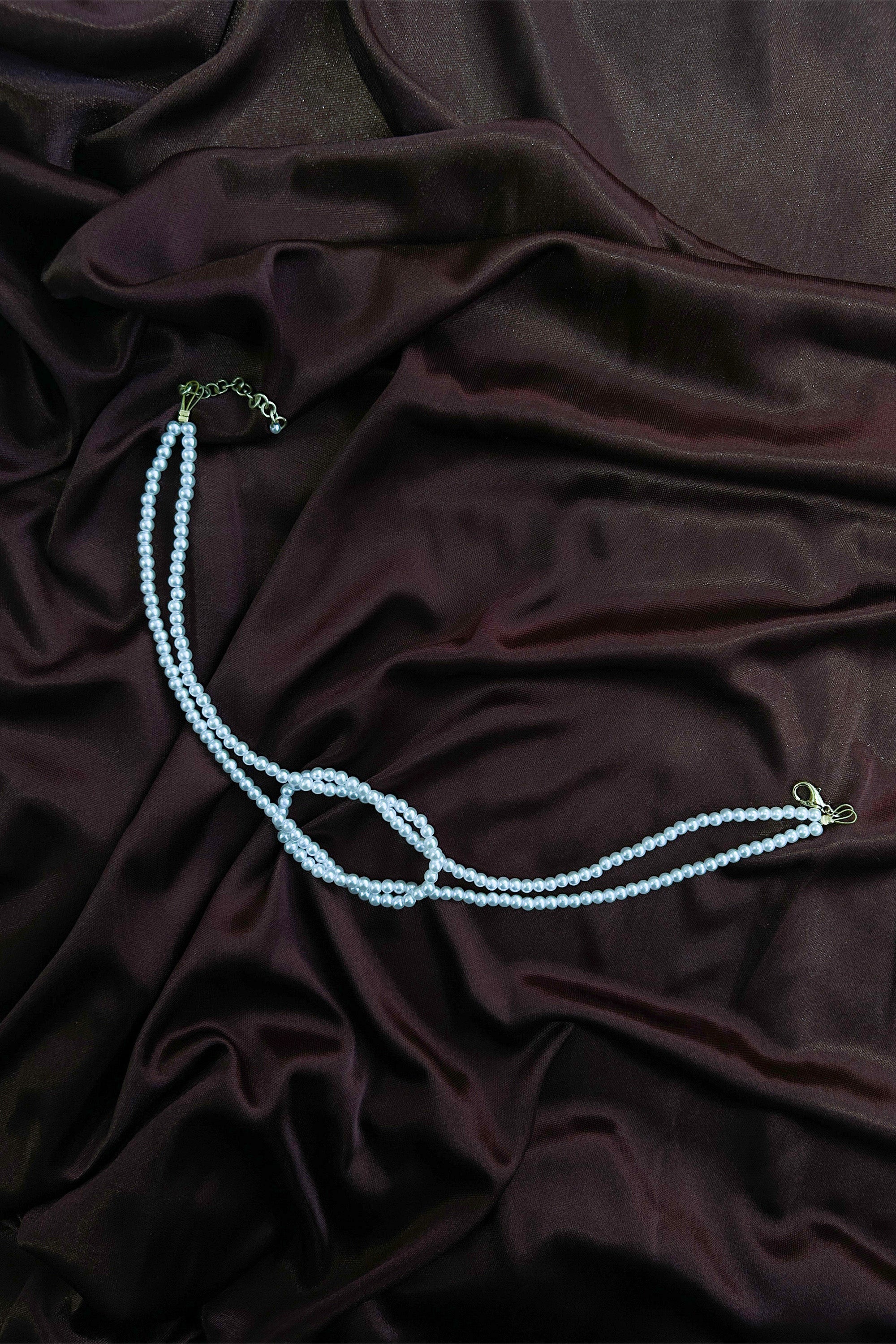 Twin Strand Pearl Necklace