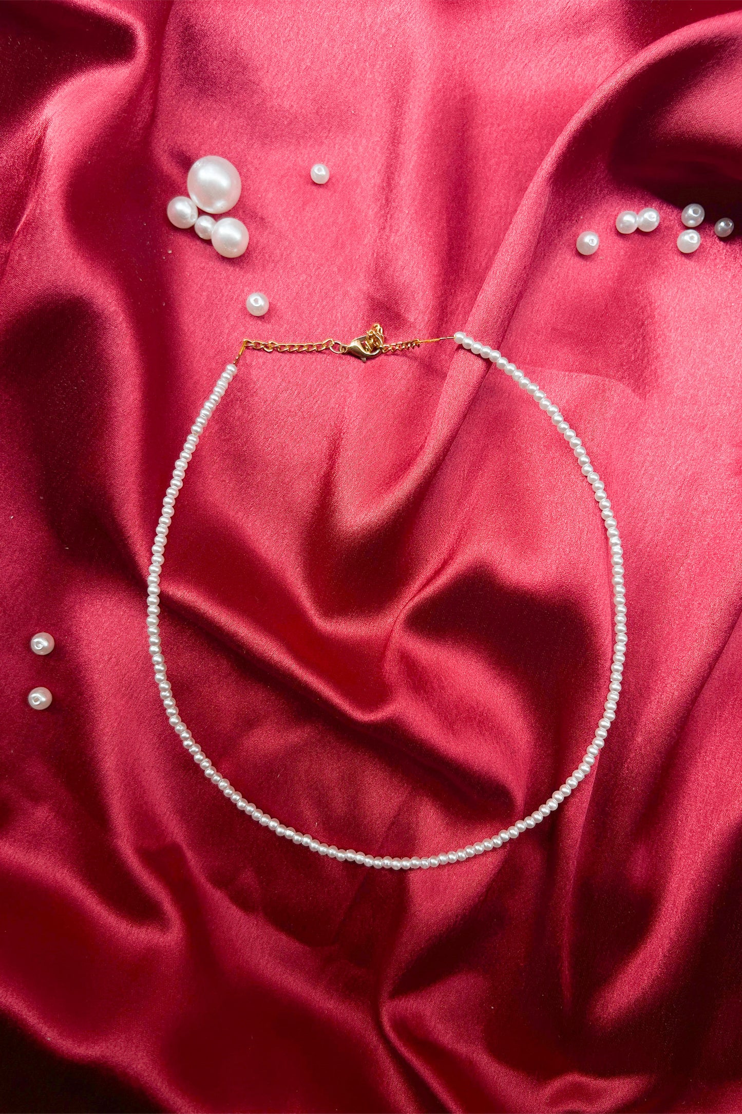 Classic White Pearl Necklace 3MM