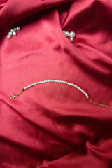 White Pearl Bead Bracelet 3MM