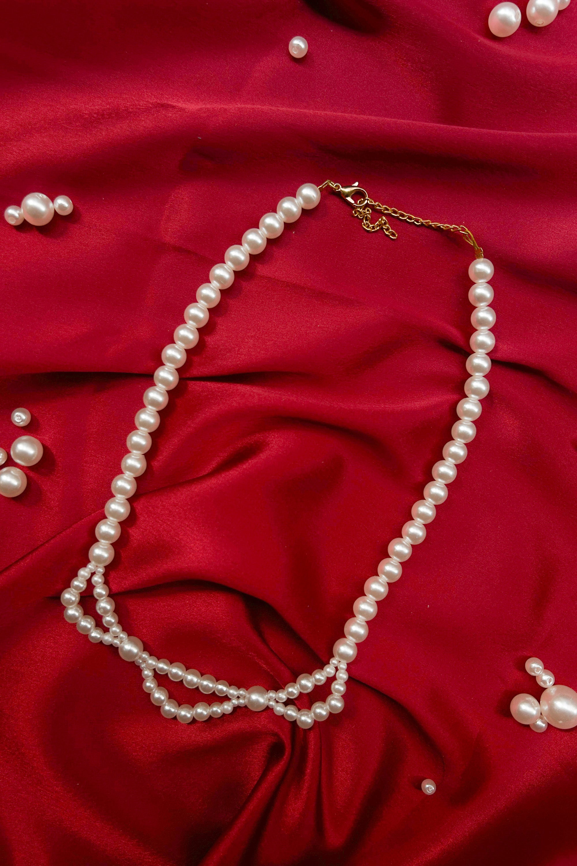 Pearl Cascade Necklace