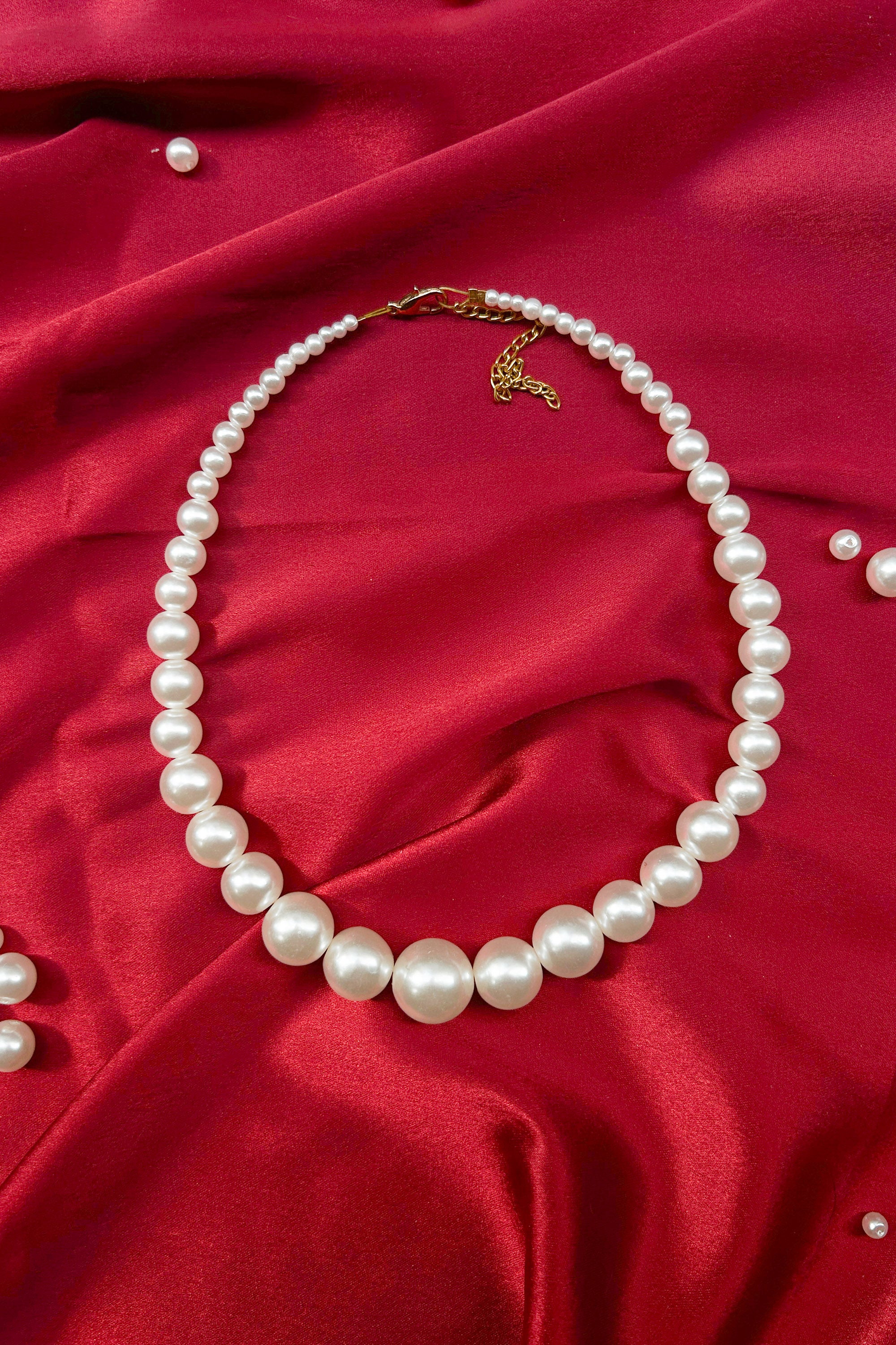 The Graduated Grace Necklace 3 to 16MM