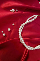 Twisted Double-Strand Pearl Necklace