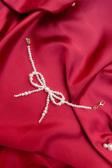 Pearl Kiss Bow Bracelet