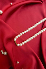 Celeste Gold Bar Pearl Necklace