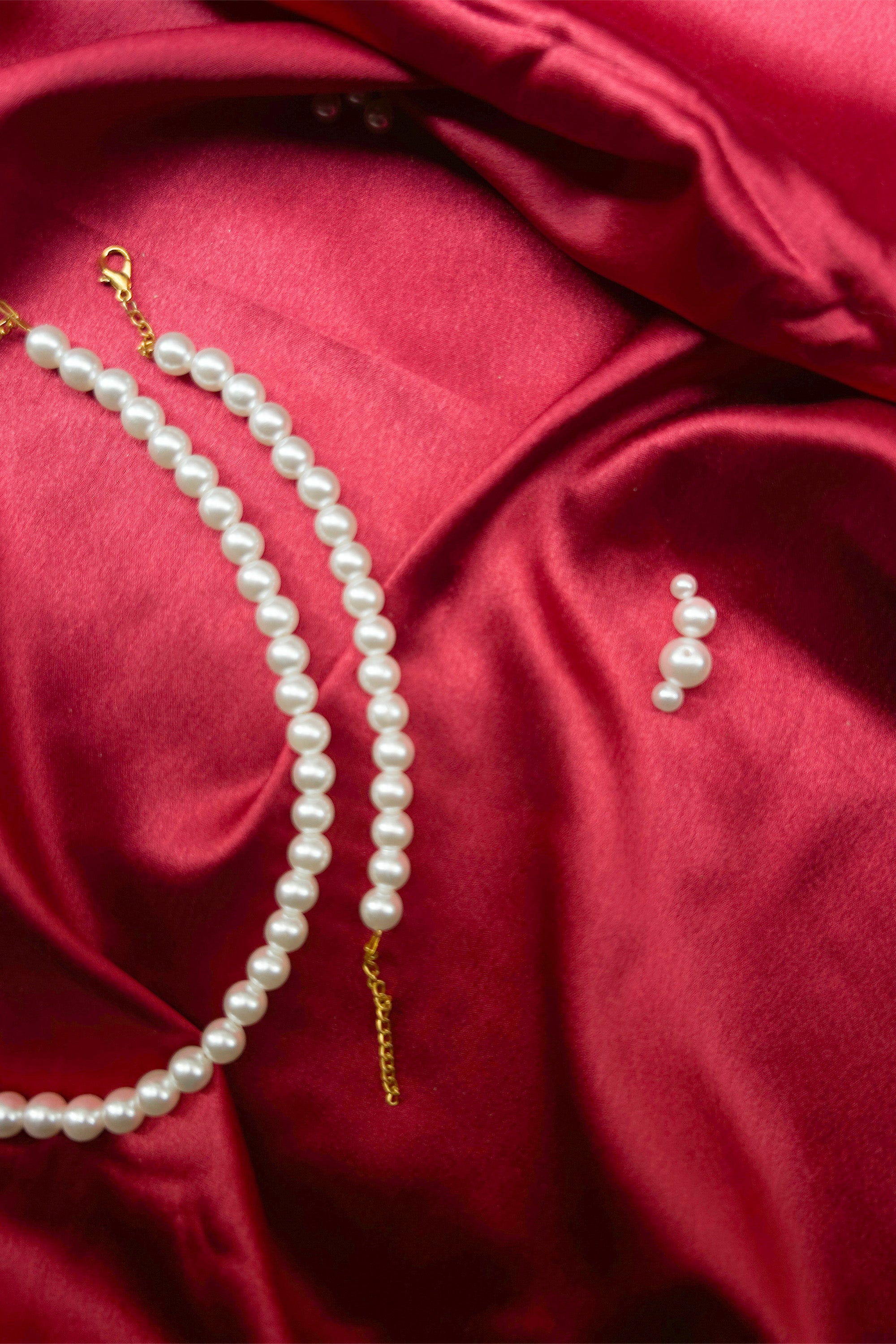 Ivory Allure Pearl Set with Bracelet 6MM