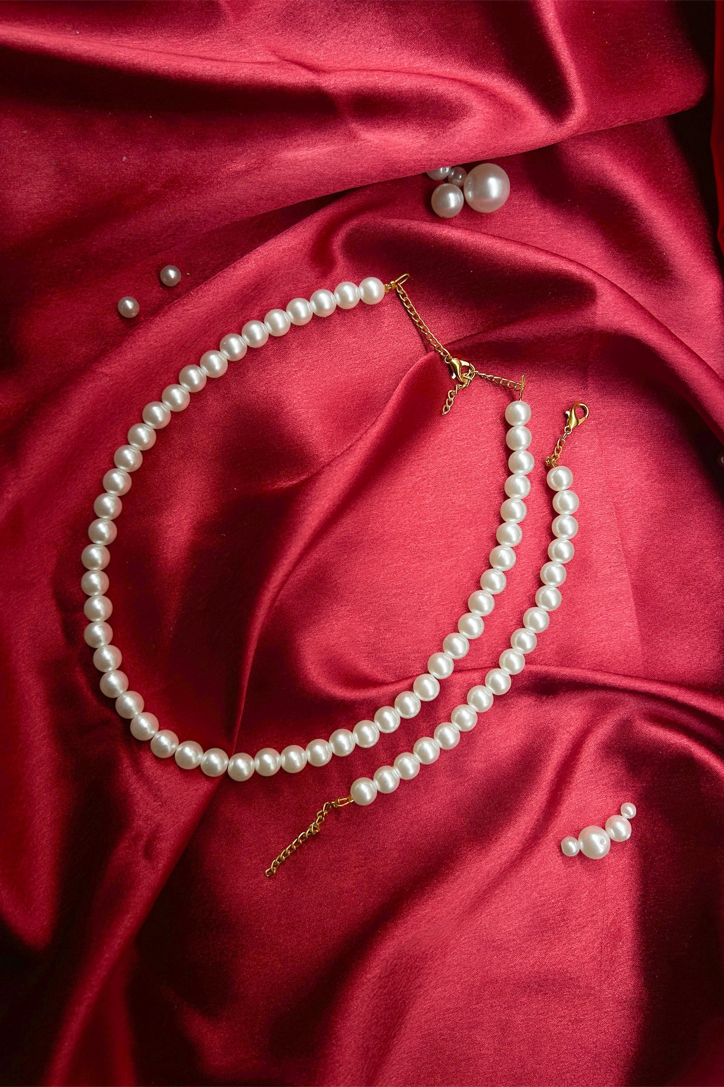 Ivory Allure Pearl Set with Bracelet 6MM