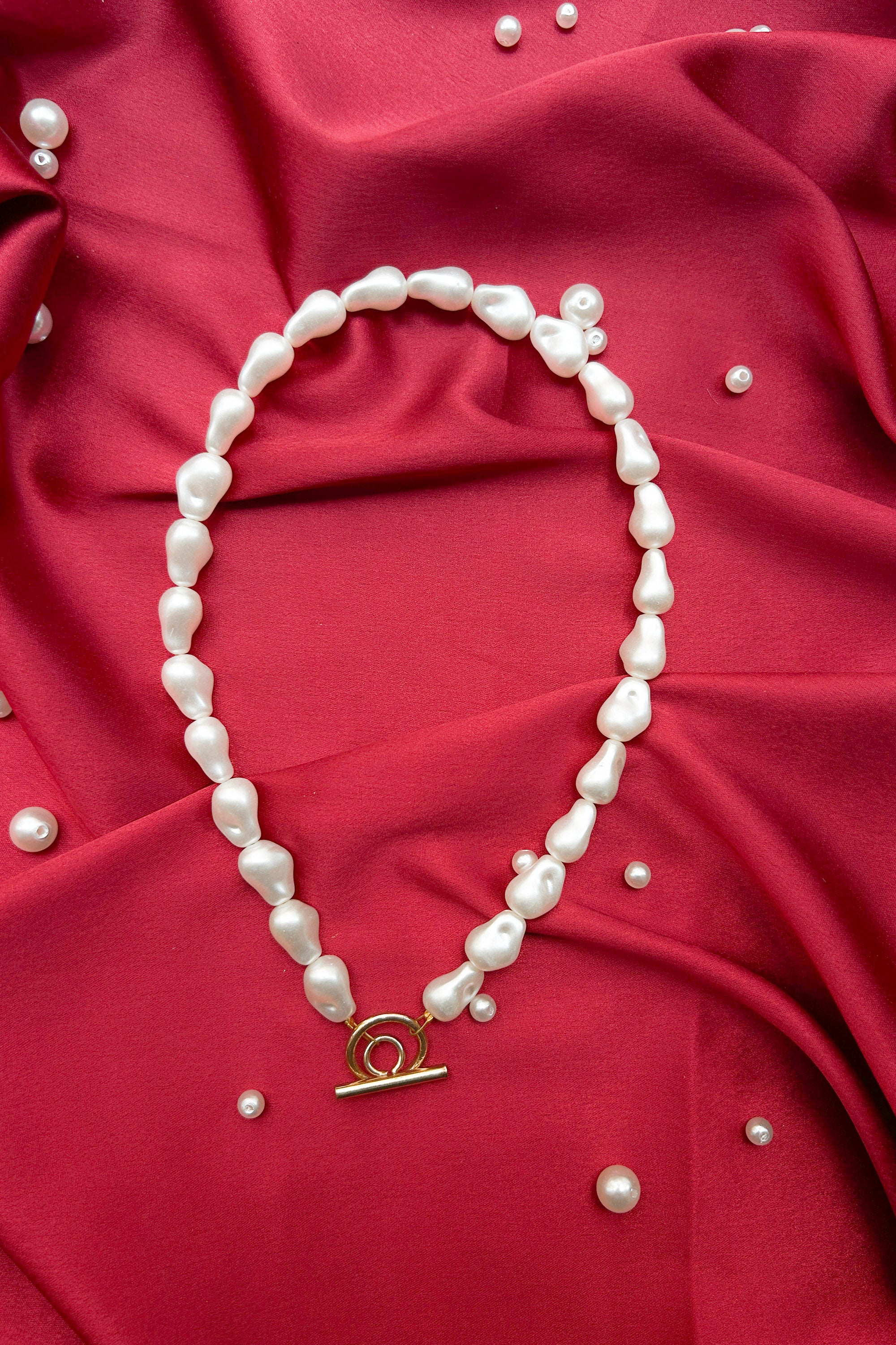 The Halo Baroque Pearl Necklace
