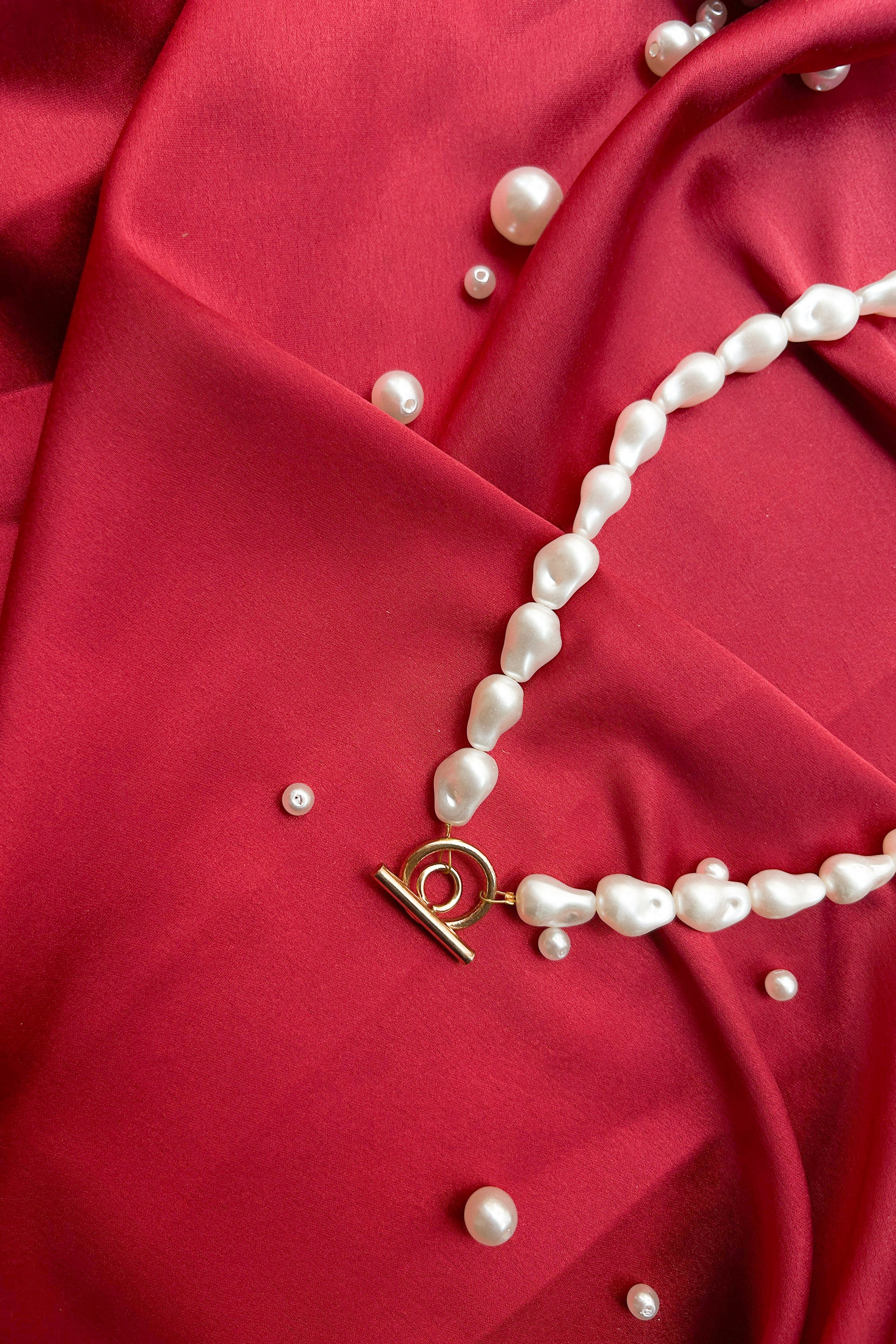 The Halo Baroque Pearl Necklace