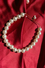 Royal White Pearl Set 16MM with Bracelet 14MM