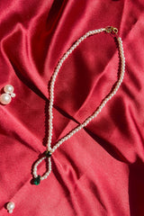 Emerald Teardrop Pearl Necklace