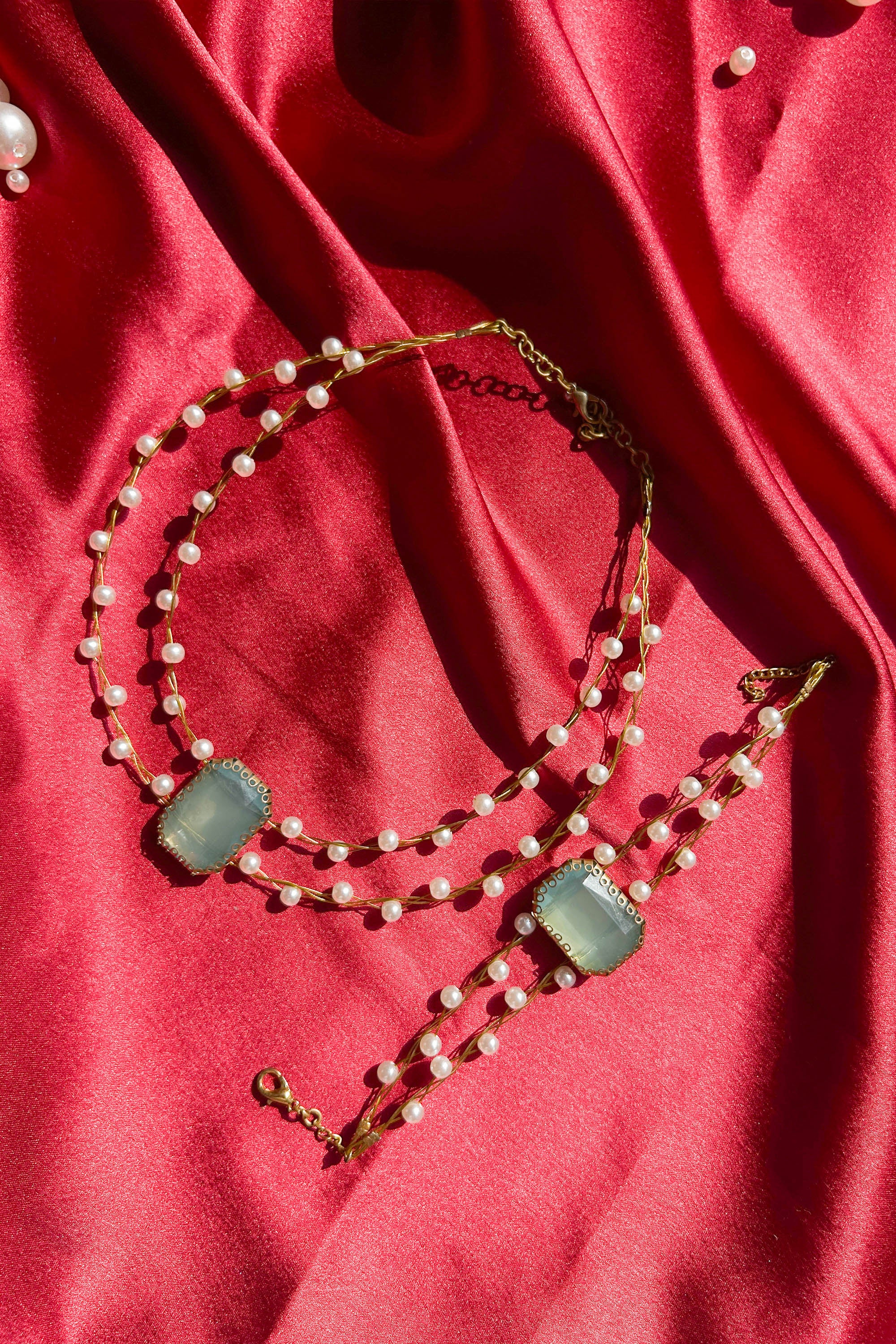 Seafoam Shine Set with Bracelet
