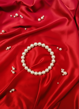 Luxe Ivory Pearl Bracelet 12MM