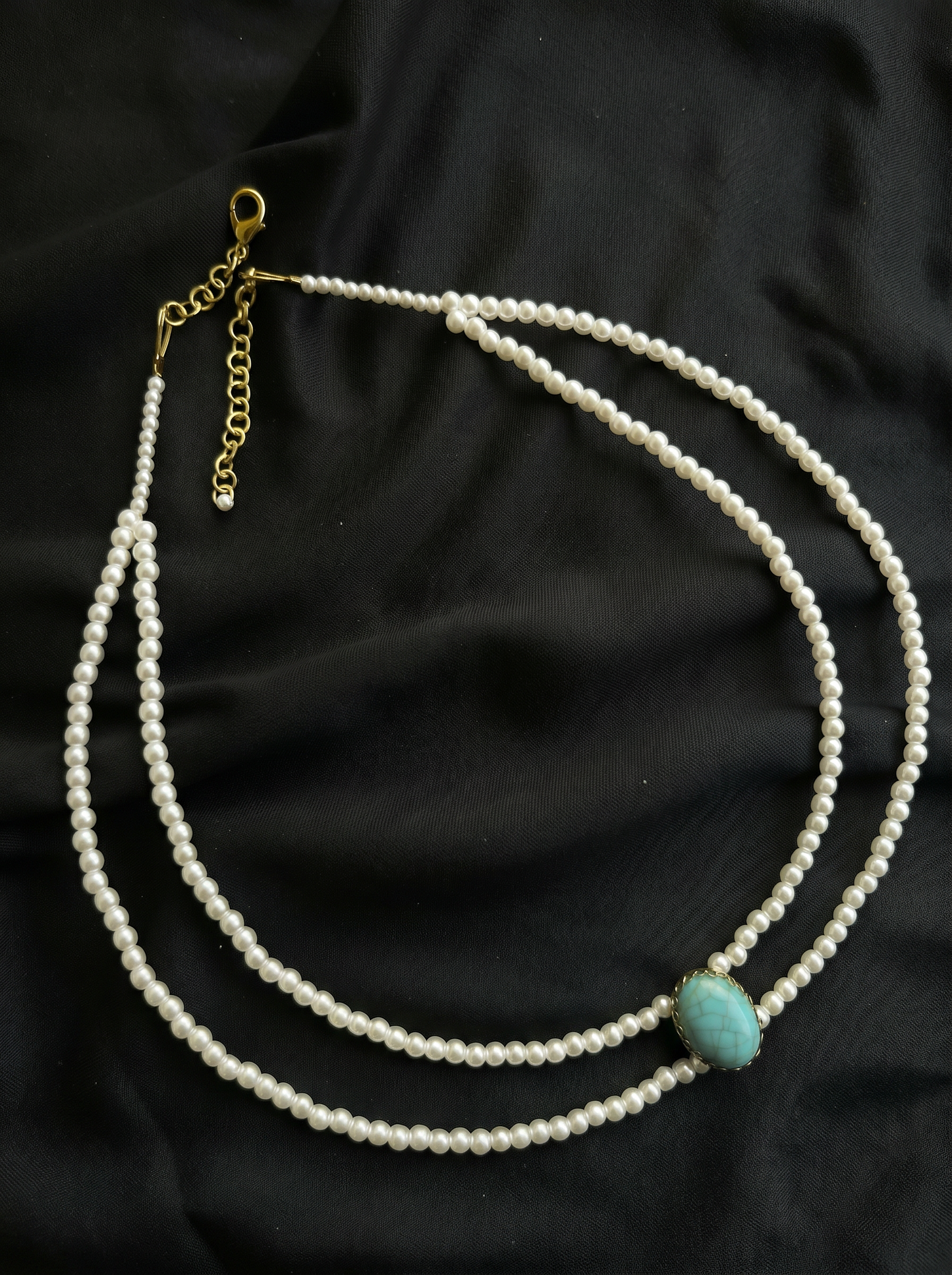 Turquoise Royale Pearl Necklace