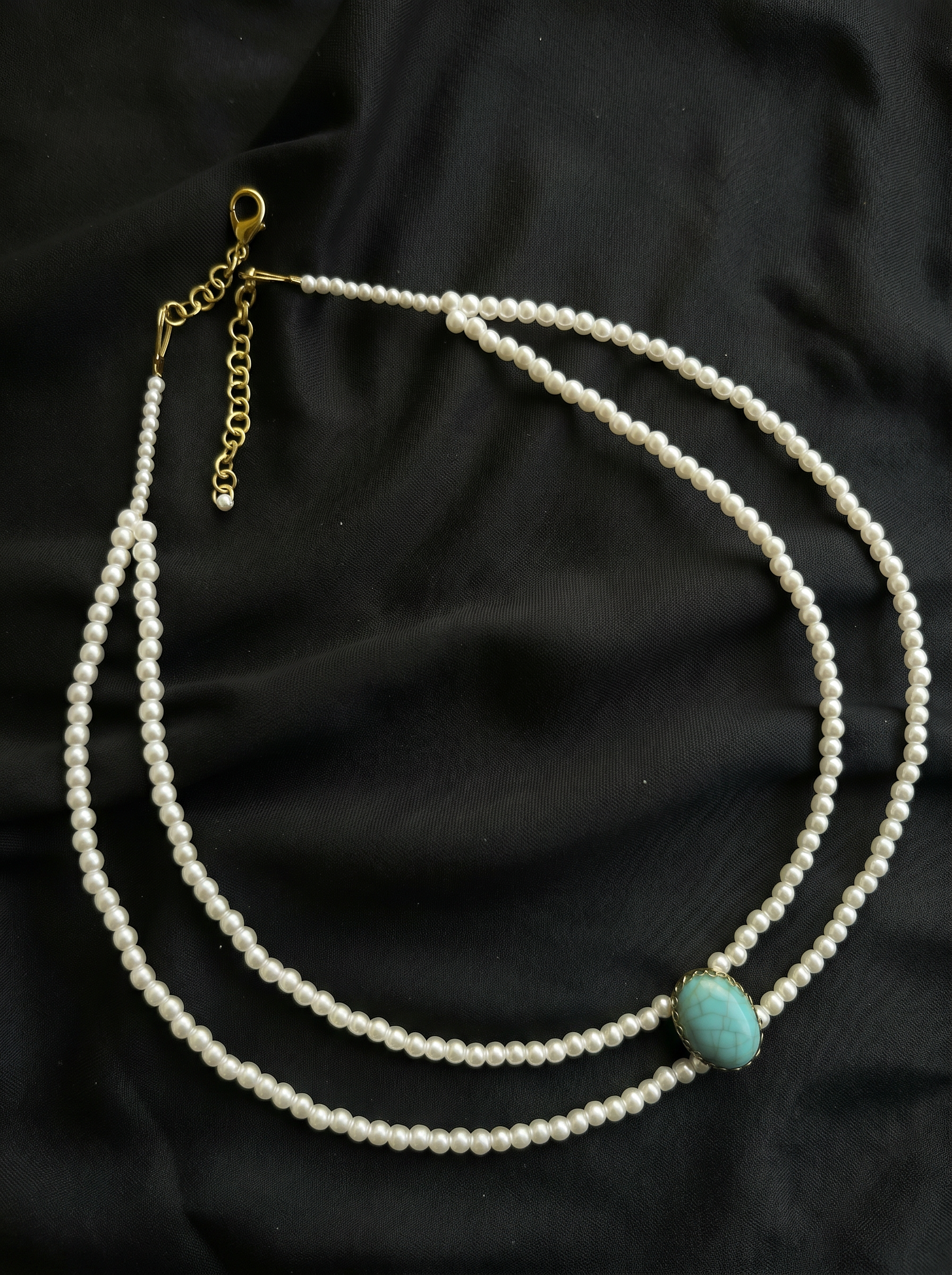 Turquoise Royale Pearl Necklace
