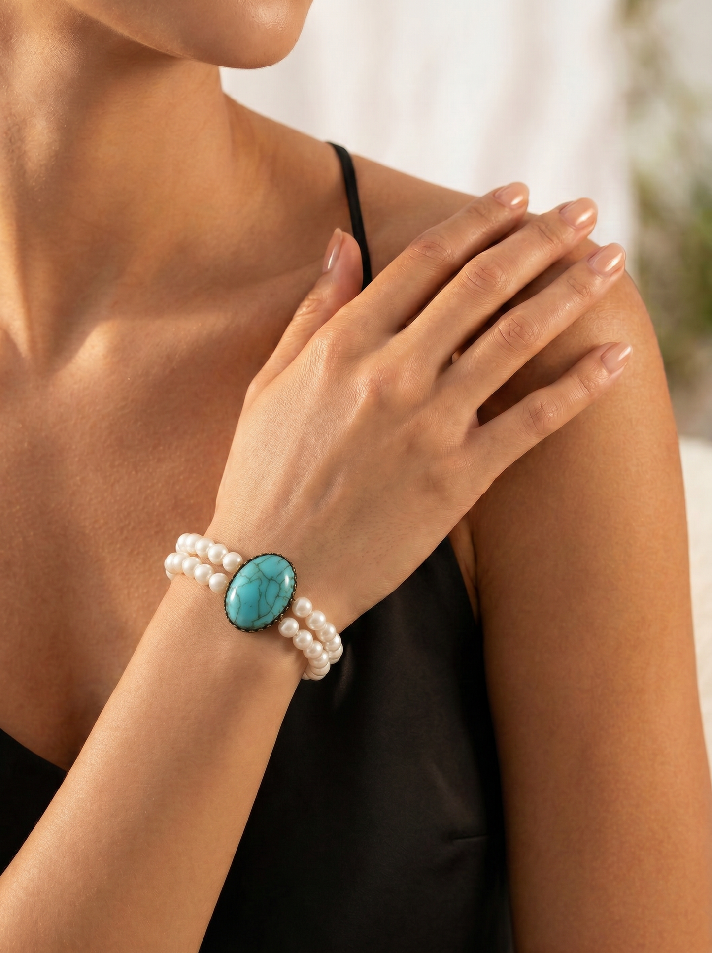 Turquoise Bloom Bracelet