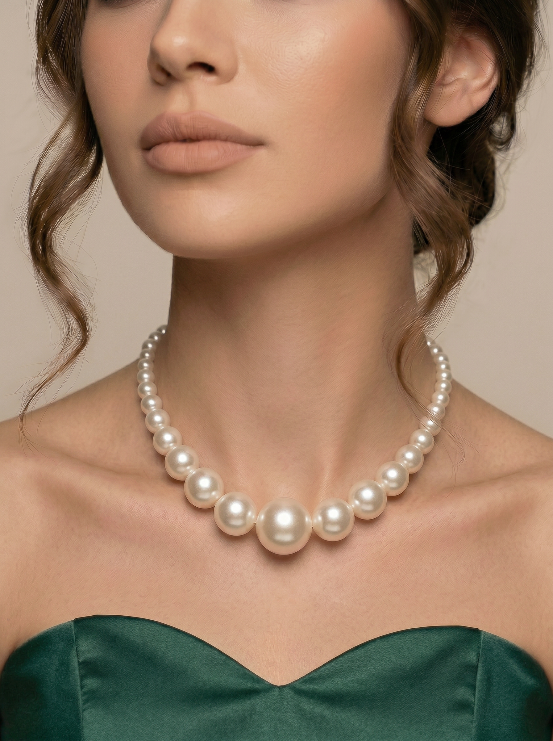The Graduated Grace Necklace 3 to 16MM