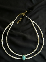 Turquoise Royale Pearl Necklace