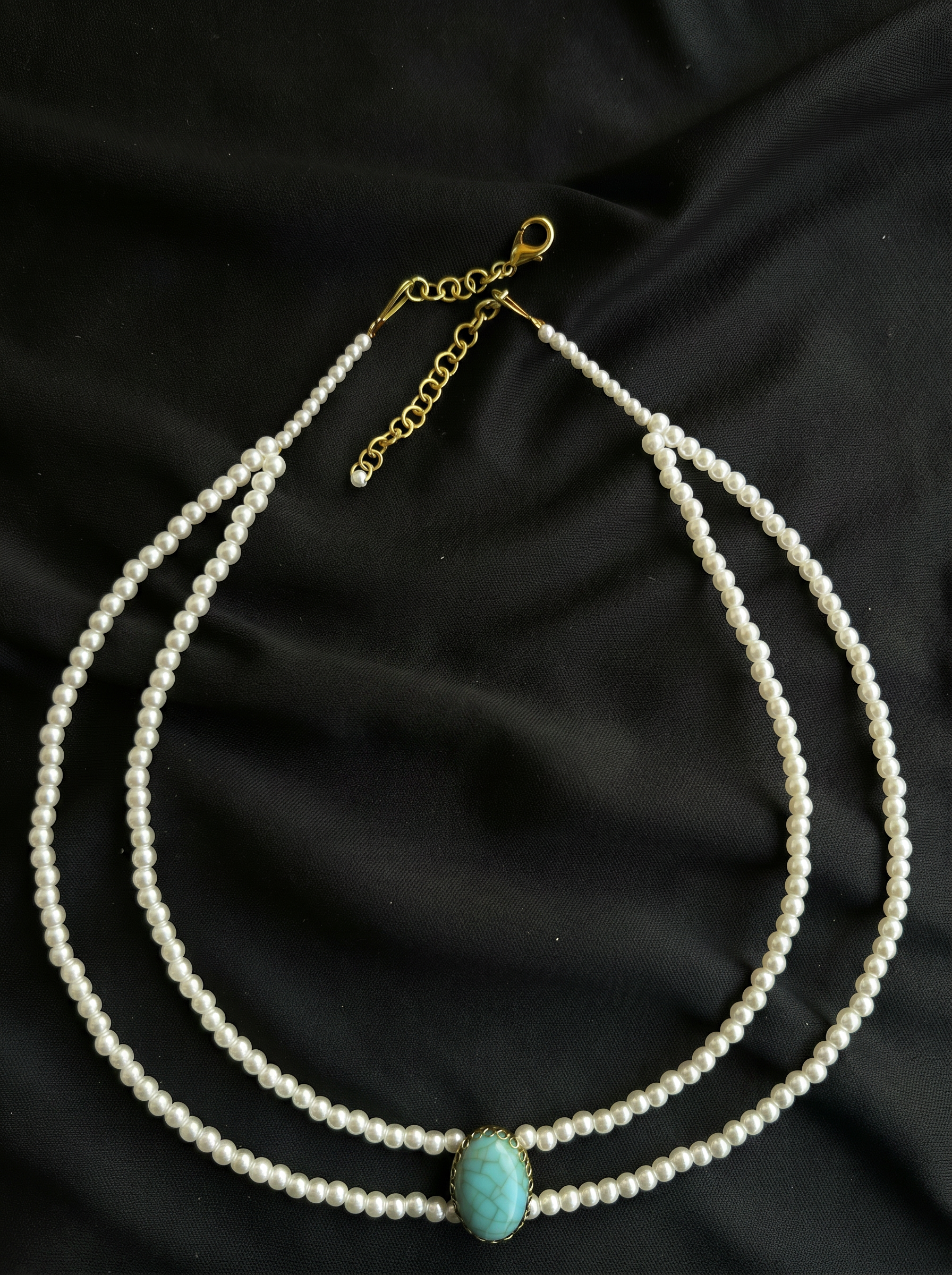 Turquoise Royale Pearl Necklace