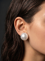 Moonlight Pearl Stud Earrings 20MM