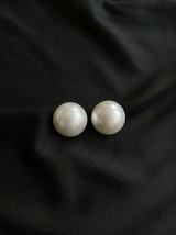 Silk Pearl Studs Earrings 12MM