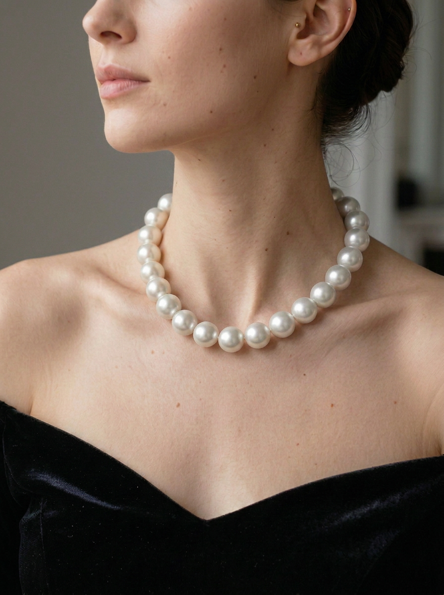Classic Pearl Necklace 14MM
