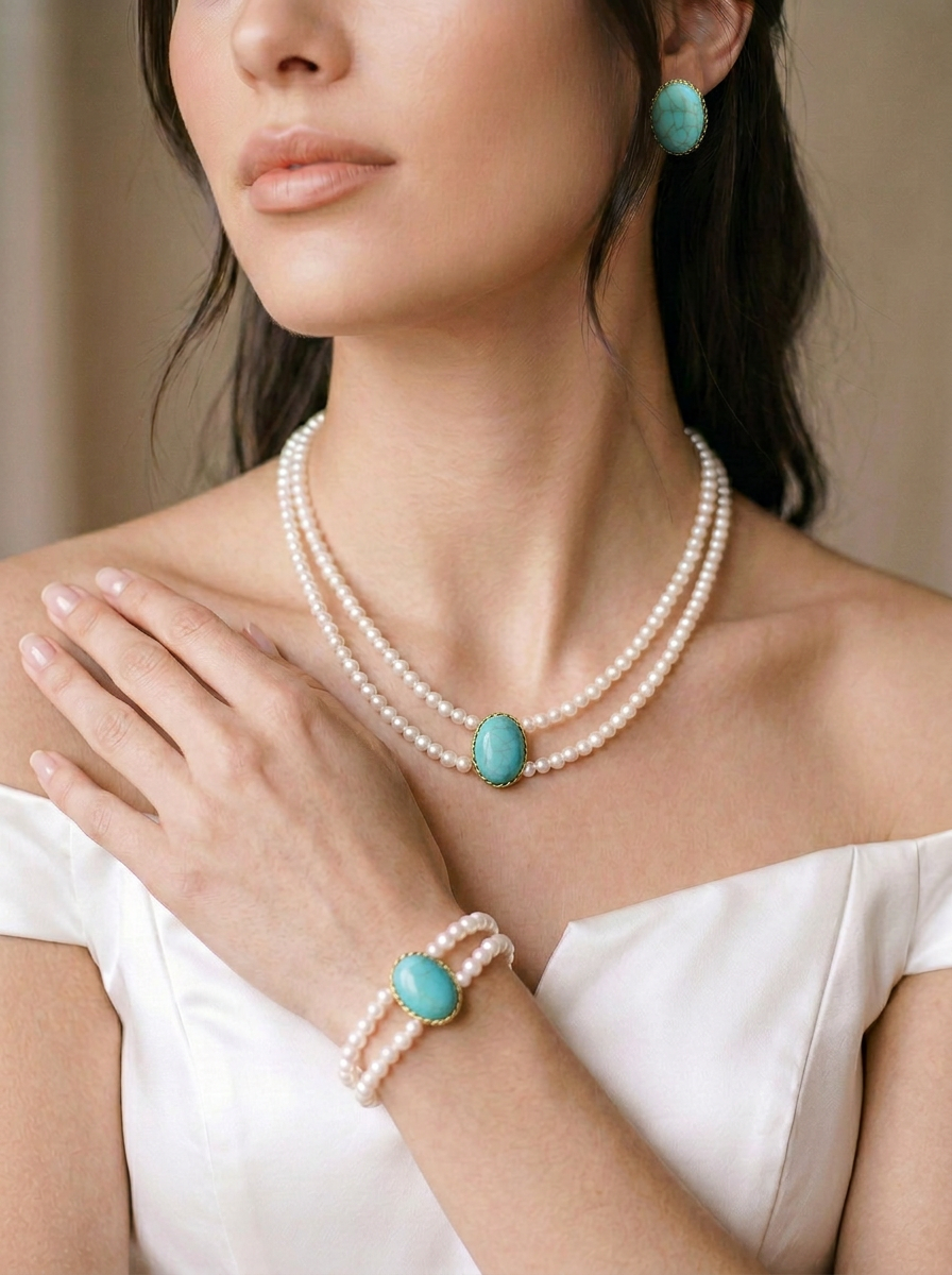 Turquoise Royale Set with Bracelet