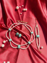 Vintage Turquoise Grace Set with Bracelet