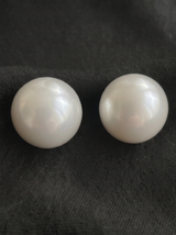 Moonlight Pearl Stud Earrings 20MM