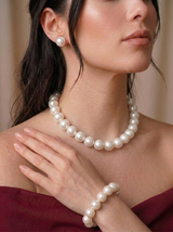 Classic Pearl Set with Bracelet 14MM